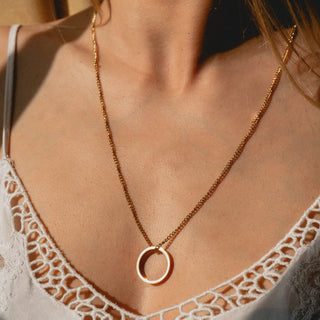 Spiritueller Schmuck Yoga Schmuck Kette mit Ring Karma
