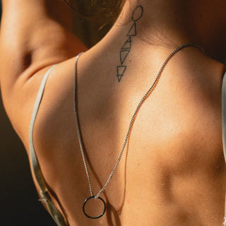 Spiritueller Schmuck Yoga Schmuck Kette mit Ring Karma