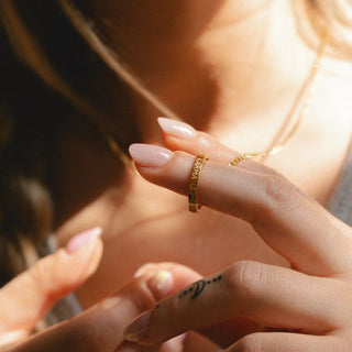 Spiritueller Schmuck Yoga Schmuck Kette mit Ring Karma