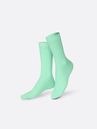 Socken mit Yoga Motiv grün Yoga Geschenk