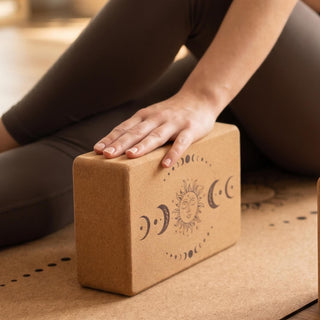 Yoga Block aus portugiesischem Kork in vielen Designs