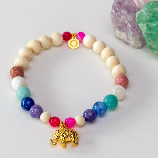 yoga armband yoga schmuck goldener elefant