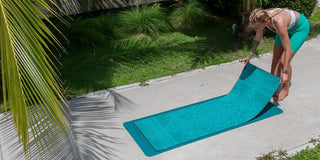 Yoga Handtuch rutschfest als Yogamattenauflage