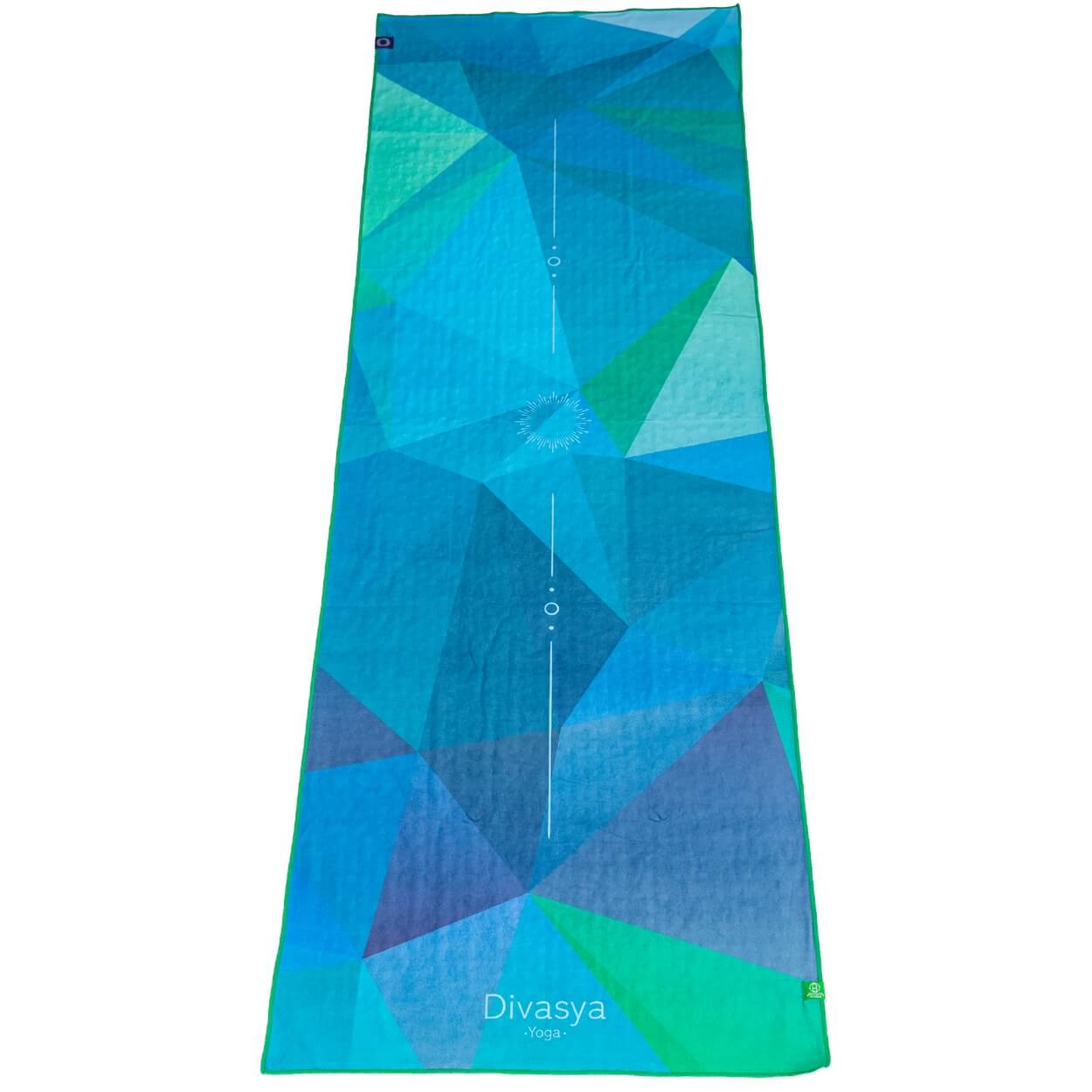 Set Asciugamani Yoga DIVASYA | Microfibra Riciclata | Antiscivolo | 183x61 Cm + Asciugamano Viso | Per Hot Yoga E Viaggi - Foto 12