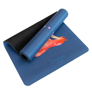 Yogamatte Naturkautschuk Mikrofaser Rainbow Yogi