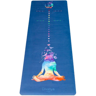 Yogamatte Naturkautschuk Mikrofaser Rainbow Yogi