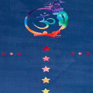 Yogamatte Naturkautschuk Mikrofaser Yogi blau