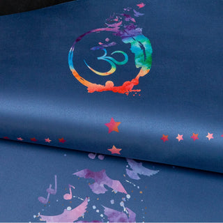 Tappetino yoga in gomma naturale con microfibra riciclata antiscivolo