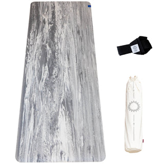 Yoga mat natural rubber PURE: non-slip, sustainable & extra wide