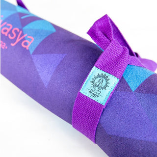 Yogamatte Naturkautschuk nachhaltig Mikrofaser rutschfest Chakra