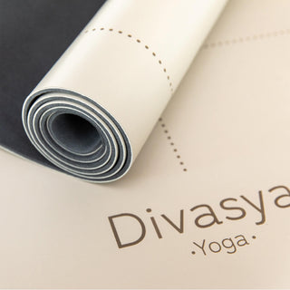 Yogamatte rutschfest | Kautschuk | 9 Yoga-Designs | DIVASYA®